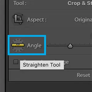 lightroom angle tool icon screenshot