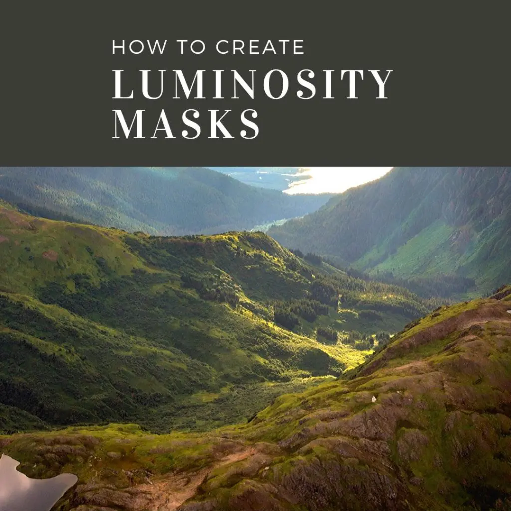 how to create photoshop luminosity mask selections