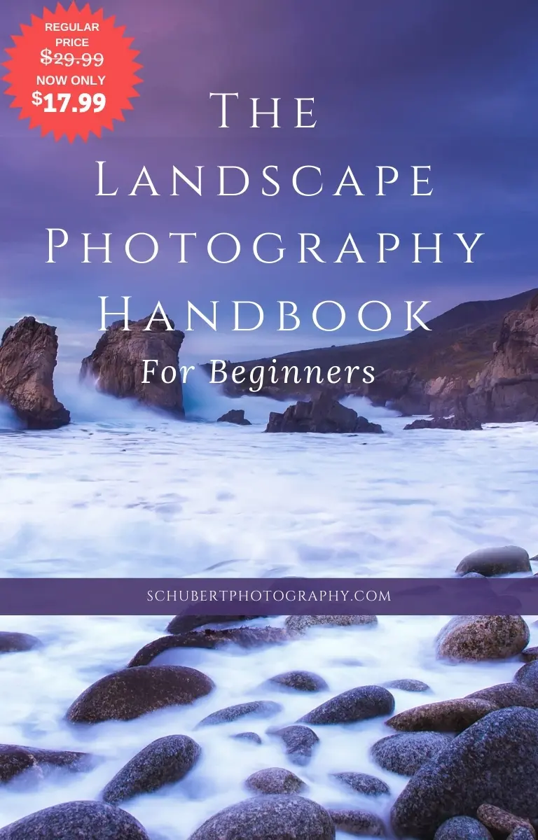 The Landscape Photography Handbook For Beginners eBook Cover (Taller Version $18)