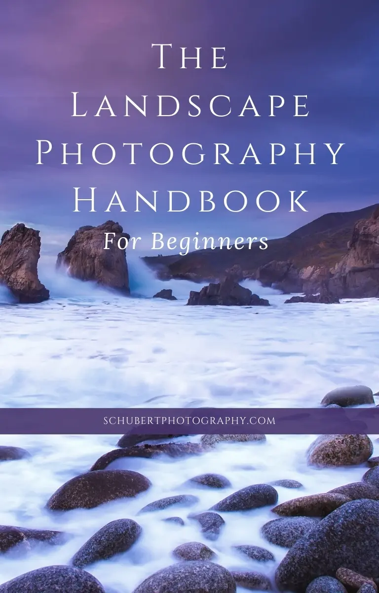 The Landscape Photography Handbook For Beginners eBook Cover (Taller Version full price)